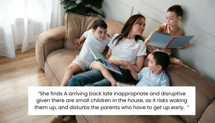 Curfew for the Nanny? When ‘living in’ turns into walking on eggshells