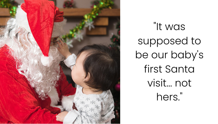 AITA for Skipping Christmas After My Dad’s Fiancée Took My Baby to Meet Santa Without Me?