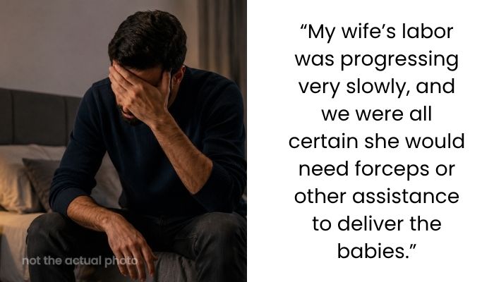 Husband Leaves Wife During Twin Labor After Complaining About Her Squeezing His Hand Too Hard