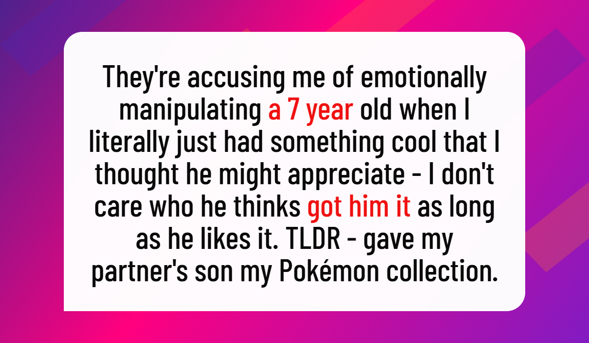 Grandma Claims Stepparent Is Trying to “Buy” Stepson’s Love With Gifts