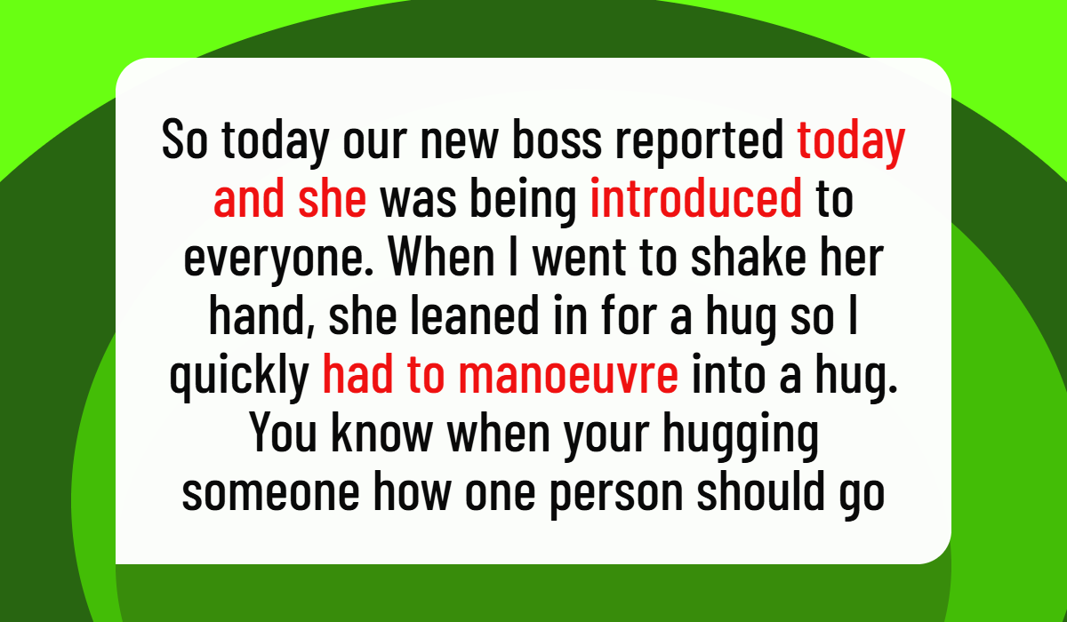 New Boss Introduction Turns Into an Awkward Workplace Moment After Accidental Kiss