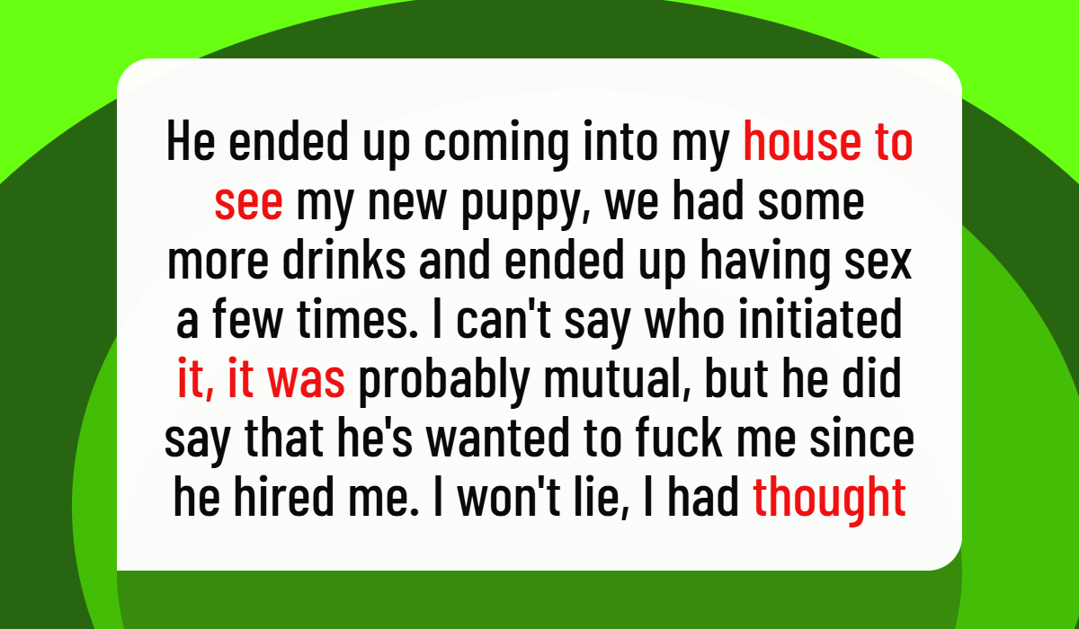 Employee Sleeps With Boss After Office Drinks